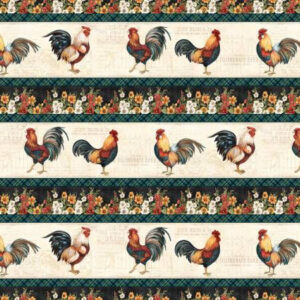 45" Wilmington Garden Gate Rooster