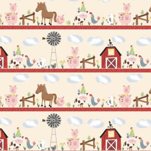 45" Studio E Fabrics Farm-Tastic Friends