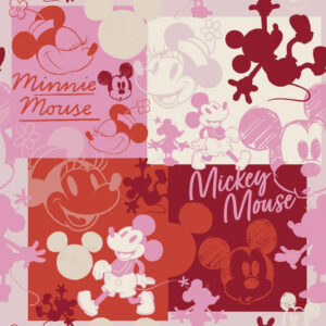 45" Mickey And Minnie Pink