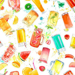 45" Summer Fruit Drinks