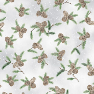 45" Hoffman Fabrics Whipsering Woods Metallic