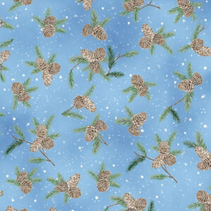 45" Hoffman Fabrics Whipsering Woods Metallic