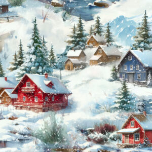 45" Hoffman Fabrics Cozy Tidings