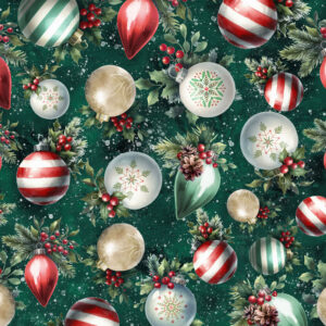 45" Hoffman Fabrics Cozy Tidings