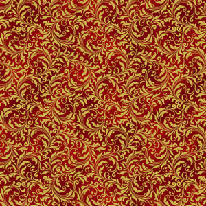 45" Hoffman Fabrics Blooming Holidays Metallic