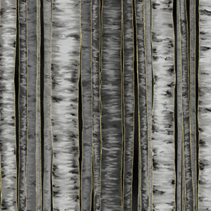 45" Hoffman Fabrics Berries And Birch Metallic Gold