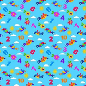 45" Henry Glass Cheerful And Colorful