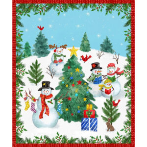 45" Windham Fabrics Chilly Friends Panel