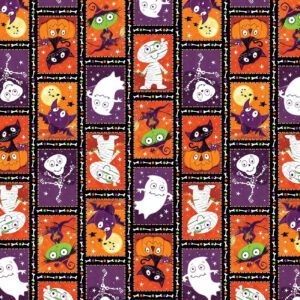 45" Studio E Fabrics Graveyard Ghouls Glow In The Dark