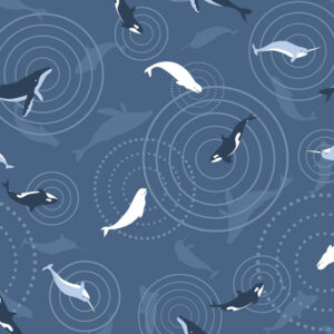 45" Studio E Fabrics Polar Plungers