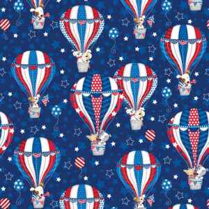 45" Studio E Fabrics Patriotic Pooch