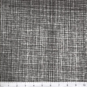 45" Black White Mini Crosshatch