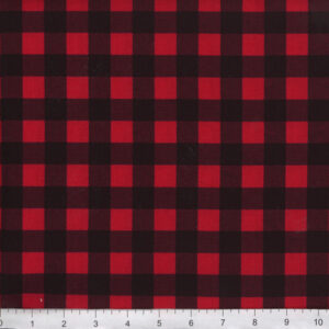 45" Buffalo Check Red Black