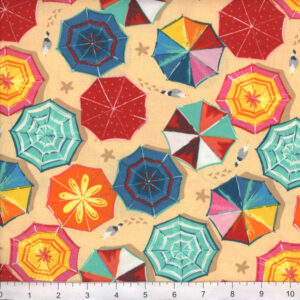 45" Colorful Beach Umbrellas