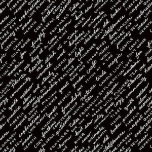 45" Free Spirit Fabric Writing on the Wall