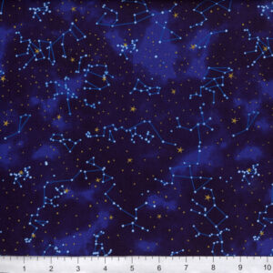 45" Star Constellations Metallic