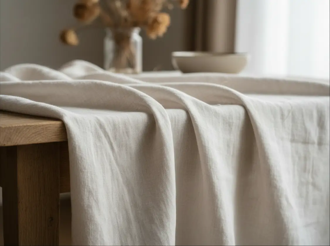 Wholesale white on natural fabric