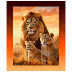 45" Quilting Treasures Roar of the Pride Panel