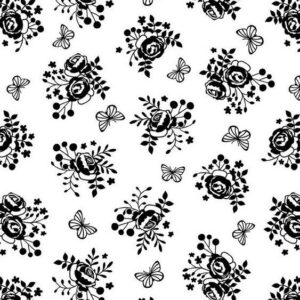 45" Wilmington Prints Shadow Blooms