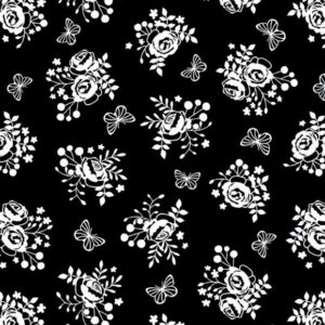 45" Wilmington Prints Shadow Blooms