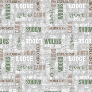 45" Wilmington Prints Timberland Trails