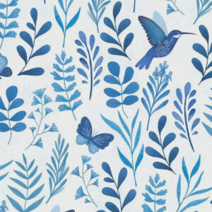 45" Wilmington Prints Blissful Blues