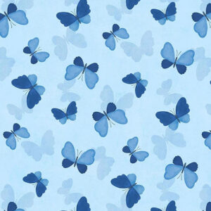 45" Wilmington Prints Blissful Blues