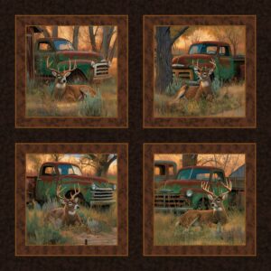 45" Trucks & Bucks Pillow Panel