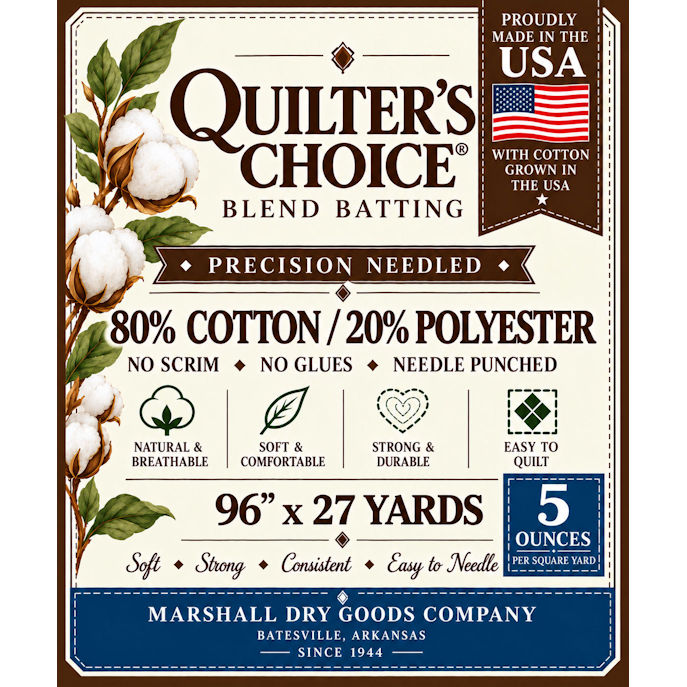 MDG Quilter's Choice Blend Batting 5oz