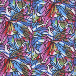 45" Flannel Colorful Stained Glass