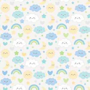 45" Riley Blake Baby Boy Sweet Dreams Flannel